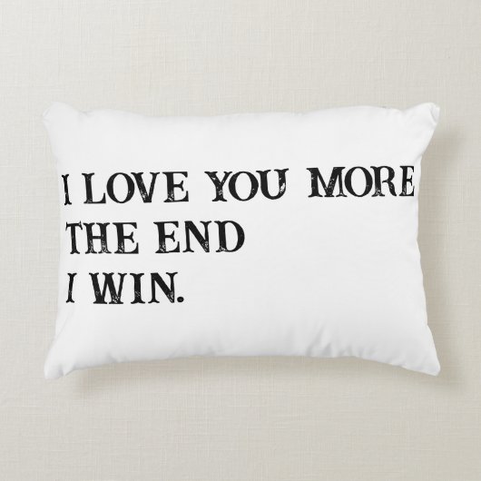 私はあなたをもっと愛している アクセントクッション (正面)