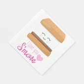 私はあなたをもっと愛している スタンダードランチョンナプキン (角)