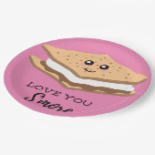 私はあなたをもっと愛している！ ペーパープレート (アングル)