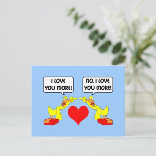 私はあなたをもっと愛している ポストカード (スタンド正面)