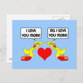 私はあなたをもっと愛している ポストカード (正面/裏面)