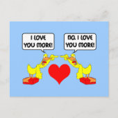 私はあなたをもっと愛している ポストカード (正面)