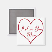 私はあなたをもっと愛している マグネット (正面/裏面)