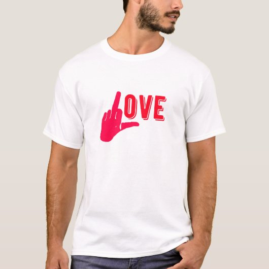 私はあなたをもっと愛している。 Tシャツ (正面)