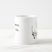 私はあなたをより愛する赤いハートモダントレンディーマグ コーヒーマグカップ (中央)