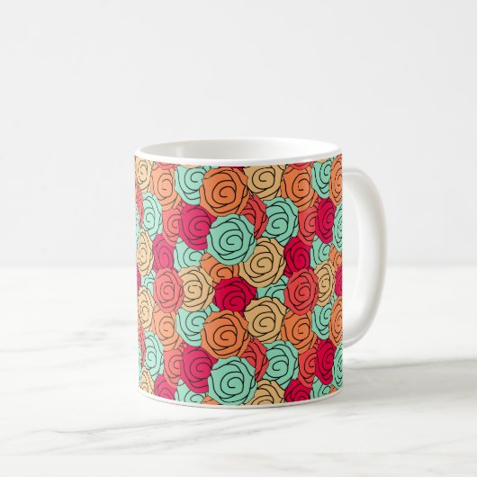 私はあなたをバラ園と約束しなかった コーヒーマグカップ (正面右)