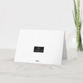 私はあなたをビーチと背中に愛している カード (裏面)