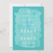 私はあなたをビーチと背中に愛している シーズンカード (正面)