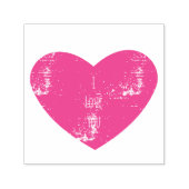 私はあなたをピンクのハートが大好パーソナライズされたき セルフインキングスタンプ (デザイン)