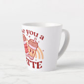 私はあなたをラテ カフェラテマグ (右アングル)