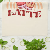 私はあなたをラテ キッチンタオル (折り畳み)