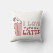 私はあなたをラテ クッション (裏面)