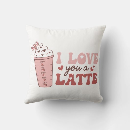 私はあなたをラテ クッション (裏面)