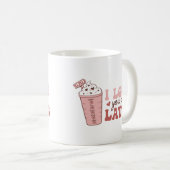 私はあなたをラテ コーヒーマグカップ (正面右)