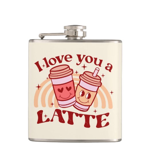 私はあなたをラテ フラスク (正面)