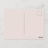 私はあなたをラテ ポストカード (裏面)