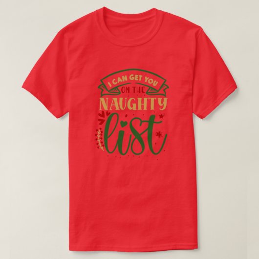 私はあなたをリスト01に入れいけなることができる Tシャツ (デザイン正面)