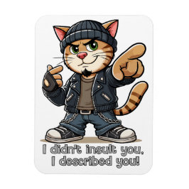 私はあなたを侮辱しなかった、私はあなたを描写。 マグネット