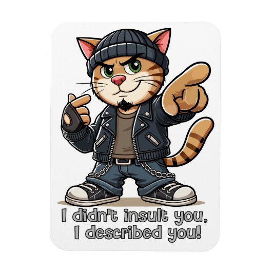 私はあなたを侮辱しなかった、私はあなたを描写。 マグネット (縦)