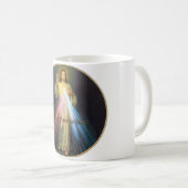 私はあなたを信じる神の慈悲イエス コーヒーマグカップ (正面右)
