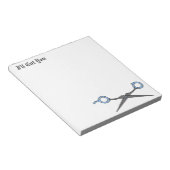 私はあなたを切る（青毛切り鋏） ノートパッド (アングル)