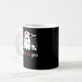 私はあなたを刺すブー幽霊ナース面白いハロウィーンFo コーヒーマグカップ (正面左)