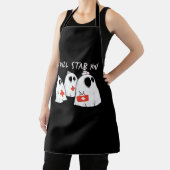 私はあなたを刺す幽霊ナースおもしろいRNハロウィンゴ エプロン (インサイチュ)