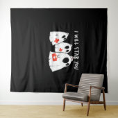 私はあなたを刺す幽霊ナースおもしろいRNハロウィンゴ タペストリー (インサイチュ(横))