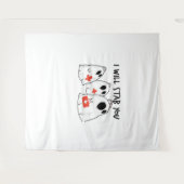 私はあなたを刺す幽霊ナースおもしろいRNハロウィンゴ タペストリー (正面(横))