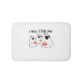 私はあなたを刺す幽霊ナースおもしろいRNハロウィンゴ バスマット (正面)