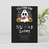 私はあなたを刺す幽霊ナースハローウィンパーティ 招待状 (スタンド正面)