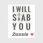 私はあなたを刺す – ナース シール (シート)
