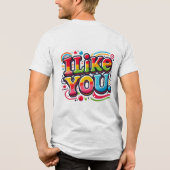 私はあなたを好きだ トライブレンドＴシャツ (裏面)