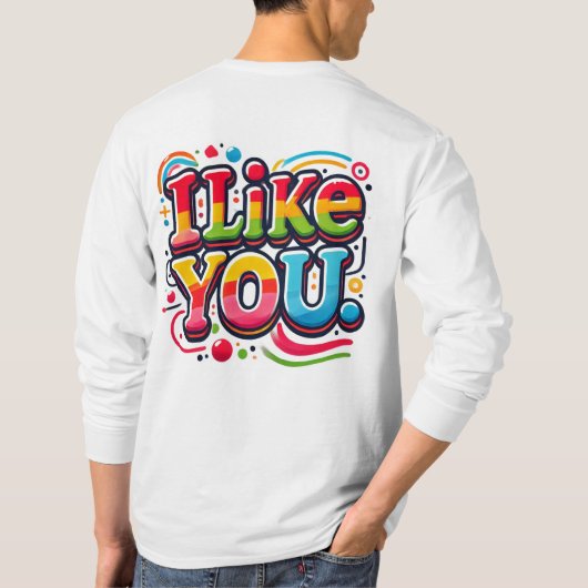 私はあなたを好きだ Tシャツ (裏面)