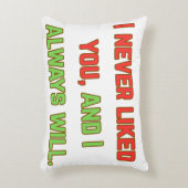 私はあなたを好きではなかった アクセントクッション (正面(垂直))