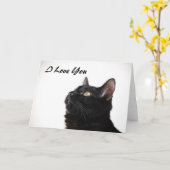 私はあなたを好むプシcatカード カード (黄色い花)