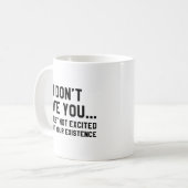 私はあなたを嫌いではない コーヒーマグカップ (正面左)
