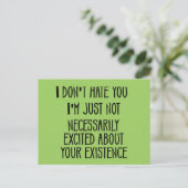 私はあなたを嫌いではない ポストカード (スタンド正面)