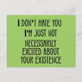 私はあなたを嫌いではない ポストカード