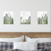 私はあなたを山とバックプリントセットに愛している (寝室)