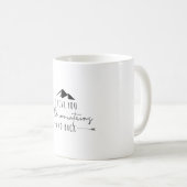 私はあなたを山の奥に愛している コーヒーマグカップ (正面右)