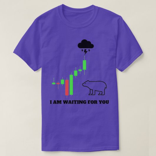 私はあなたを待っている Tシャツ (デザイン正面)