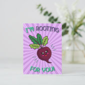 私はあなたを応援しているフードパン ポストカード (スタンド正面)