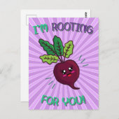 私はあなたを応援しているフードパン ポストカード (正面/裏面)