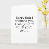 私はあなたを怒らせてごめんなさい カード (黄色い花)