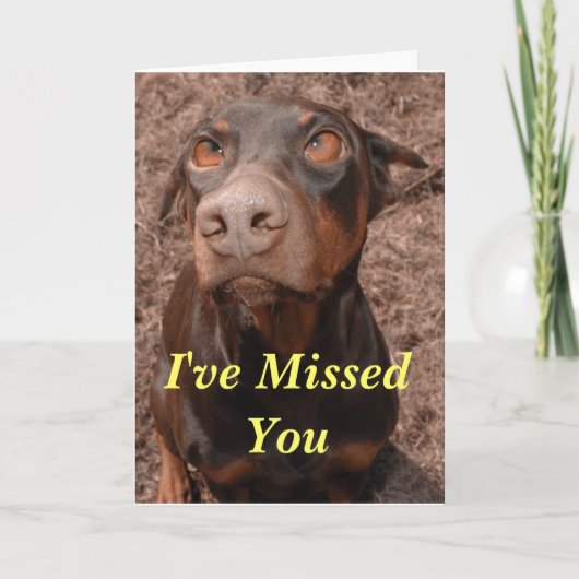 私はあなたを恋しく思持つ カード (正面)