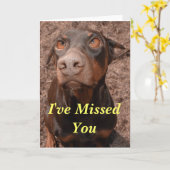 私はあなたを恋しく思持つ カード (黄色い花)