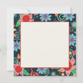 私はあなたを愛しかわいらしるフローラハートインスピレーションカード (裏面)