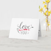 私はあなたを愛しています カード (黄色い花)