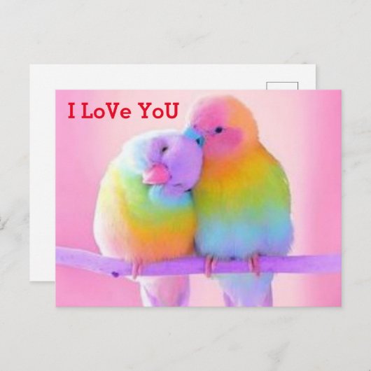 私はあなたを愛しています ポストカード (正面/裏面)